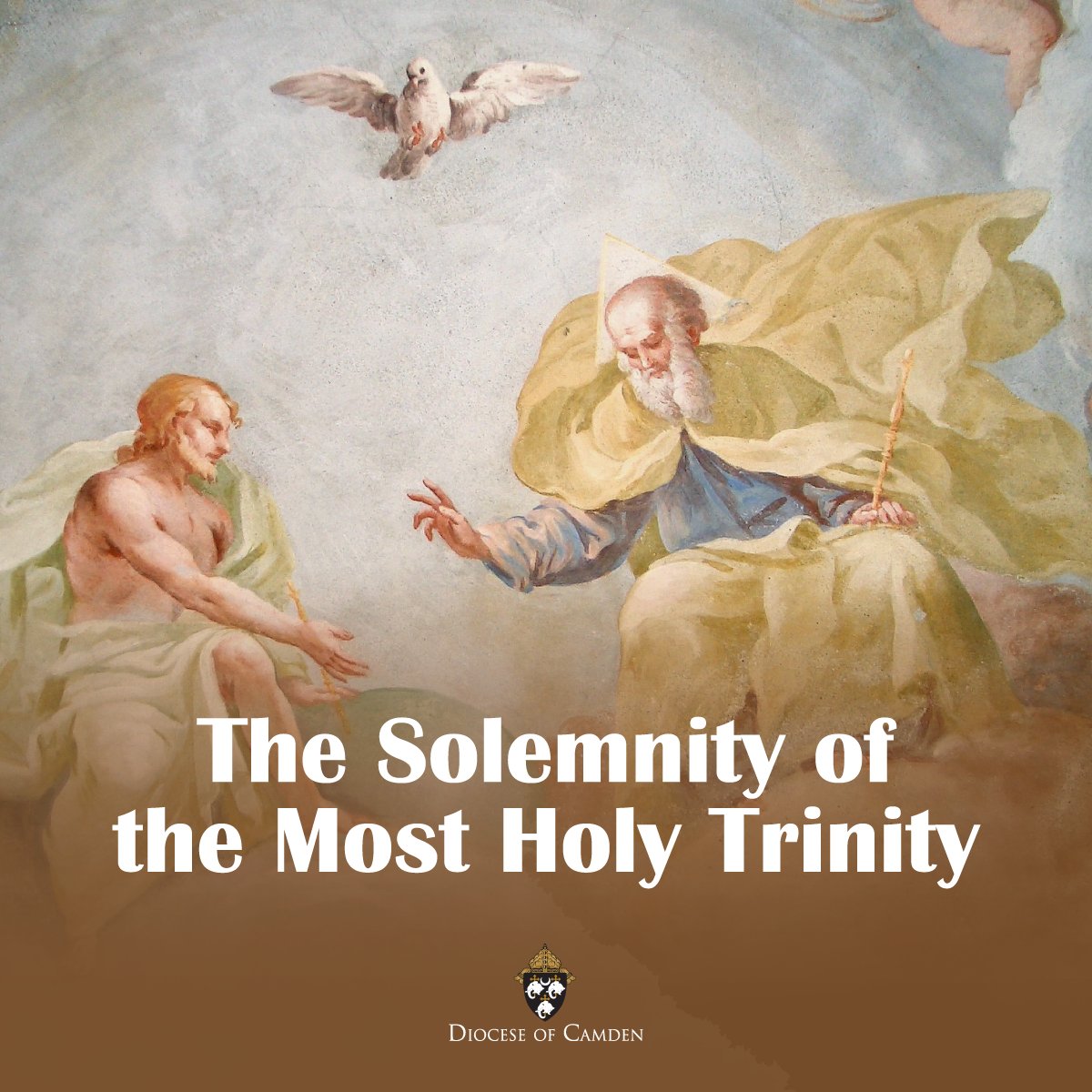 camdendiocese's tweet image. Glory to the Father, the Son, and the Holy Spirit; to God who is, who was, and who is to come. (Revelation 1:8) 
Alleluia, Alleluia
On this Solemnity of the #MostHolyTrinity, we give thanks and praise to God’s salvific design. #TrinitySunday