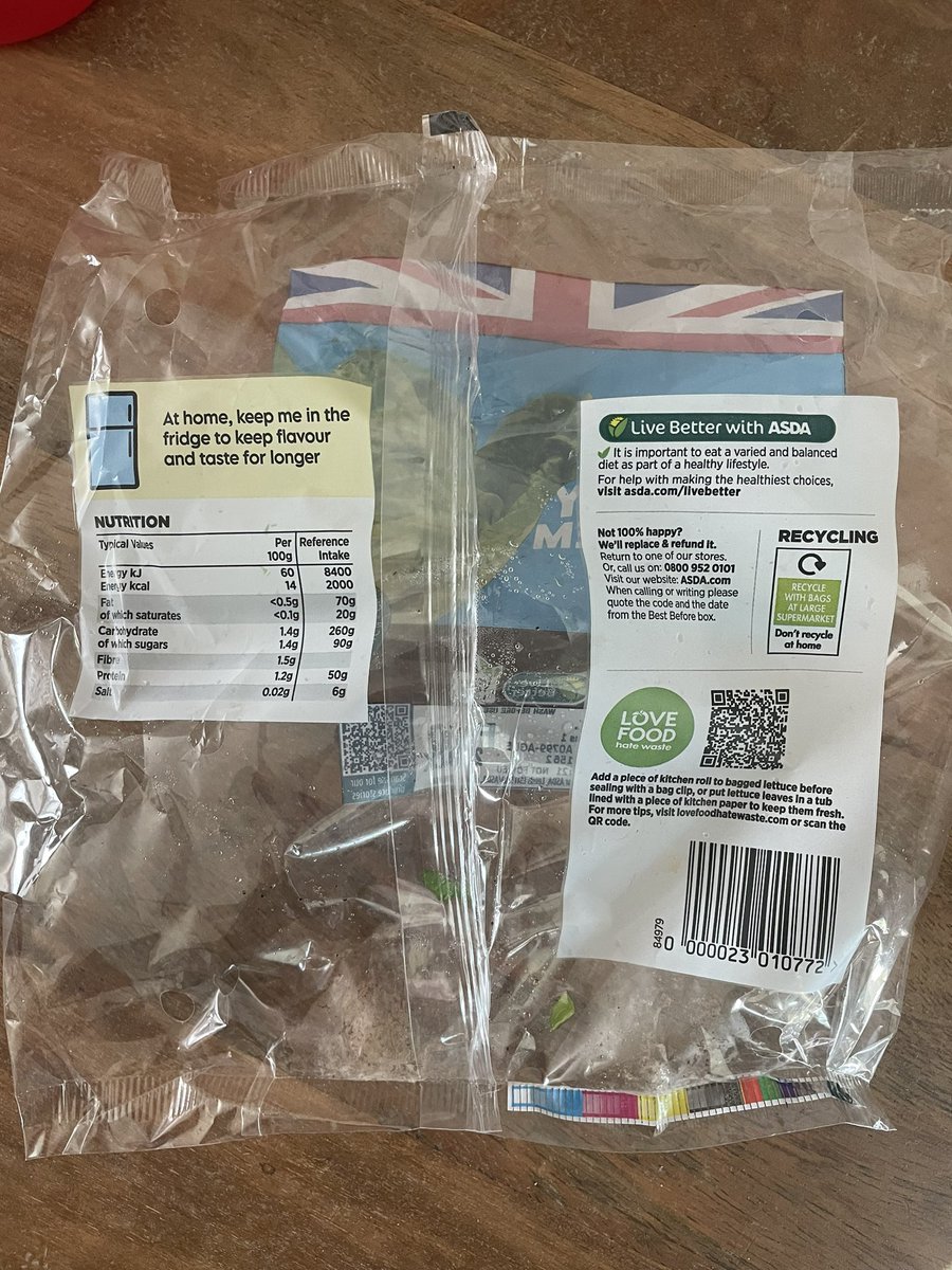 lucyprime_'s tweet photo. Just opened 2 packs of lettuce and both are mouldy… where is the use by date on the packaging now?? @asda @AsdaServiceTeam https://t.co/sFGdRDsqL9