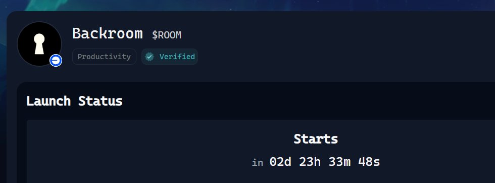 After the hyped-up $BAIBY left me a bit disappointed, I’ve found a new project worth betting on: $ROOM from Backroom – a hidden gem stirring up the <a href="/virtuals_io/">Virtuals Protocol</a>  community! 
🔥
$ROOM powers an AI-driven InfoFi protocol that turns private chats on Telegram, Discord, or X into