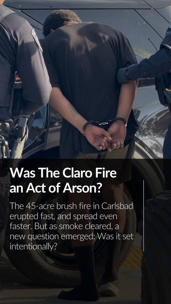 NewsFlashSD's tweet photo. Was the #ClaroFire a Case of Arson? Find out what we uncovered in our first-ever News Flash Insider investigation.
Become a Paid Subscriber today to receive access to exclusive interviews, monthly $500 giveaways, ‘Ask News Flash’ and much more: https://t.co/rJpom0CaUW https://t.co/Z6TzwOlWmy