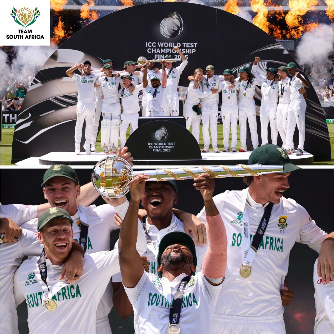 🏆ICC World Test Champions🏆

#TeamSA #forMyCountry #WTCFinal #ProteasWTCFinal