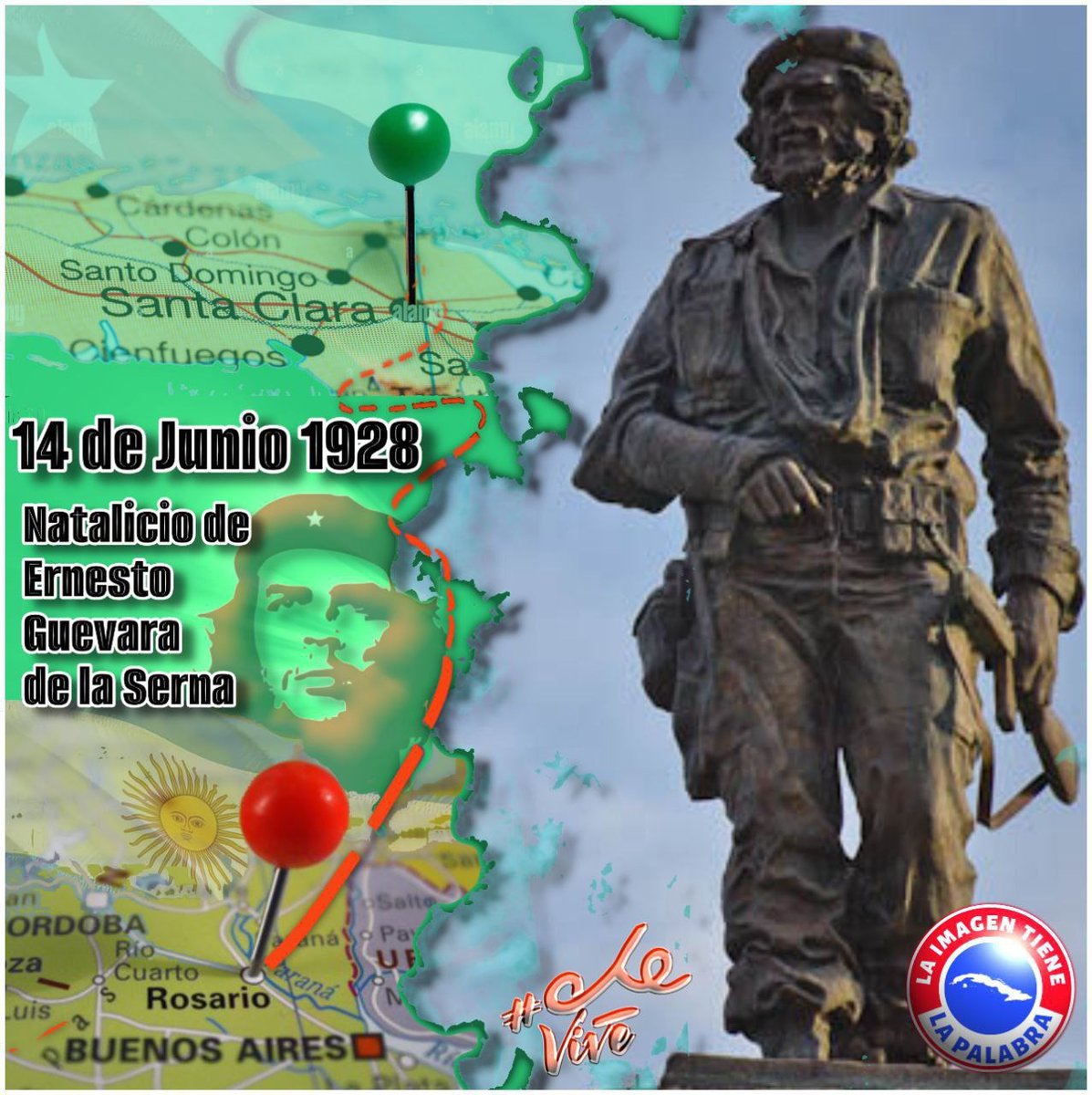 En tiempos donde farsantes y mercenarios quieren convertirse en patriotas, no se puede pasar por alto el homenaje a dos héroes de #Cuba. #MaceoYCheViven #CubaPorLaVida #CubaCoopera <a href="/cubacooperaven/">Misión Médica Cubana en Venezuela</a> <a href="/MINSAPCuba/">Ministerio de Salud Pública de Cuba</a> <a href="/japortalmiranda/">José Angel Portal Miranda</a>
