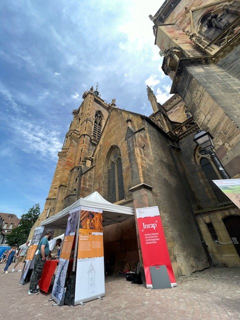 #JEArcheo
[En direct] Village de l'#archéologie à <a href="/villecolmar/">Ville de Colmar</a> 
Ouvert samedi/dimanche de 10h à 18h !
<a href="/Inrap/">Inrap</a>