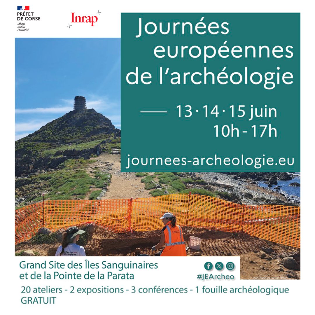 Image de Préfet de Corse préfet de Corse-du-Sud - #Archéologie | Journées Européennes de l’Archéologie 2025.
Le traditionnel village de l’archéologie 