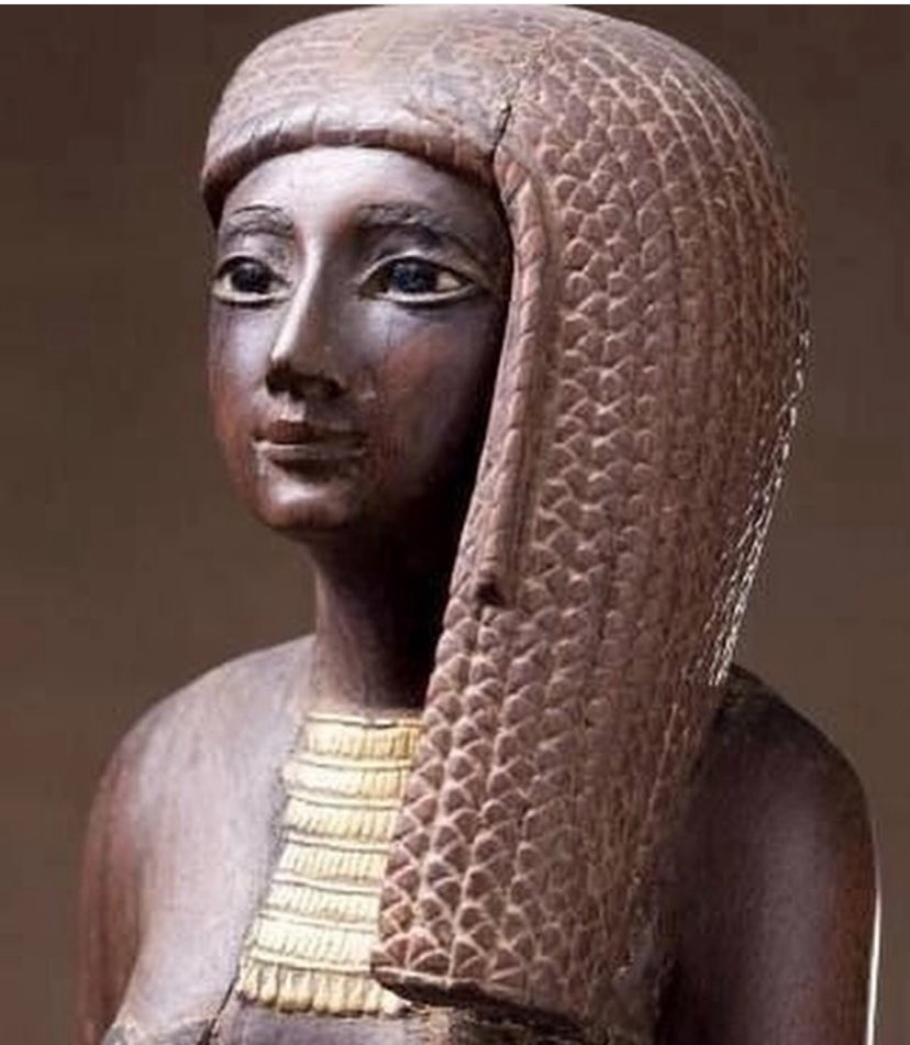 WbvSpa's tweet image. Ancient Braid #wigMaking, similar hairstyles worn by 👑 -#Nubians &amp;amp; ancient Egyptians @SudaneseCulture #hairHistory