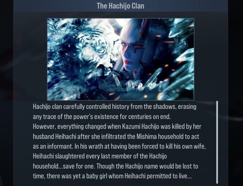 So the last survivor from Hachijo clan is Reina’s mother?