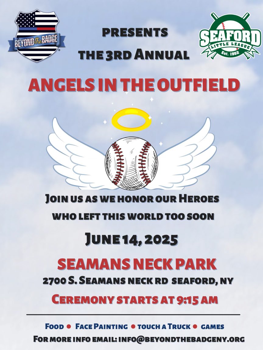 The @SBANYPD was grateful to stand alongside families, friends, and fellow officers at the 3rd Annual Angels in the Outfield—a powerful tribute to those we’ve lost to suicide.

We carry their memory forward, together 💙 <a href="/BeyondTheBdgeNY/">BeyondTheBadgeNY</a> #SBAremembers
