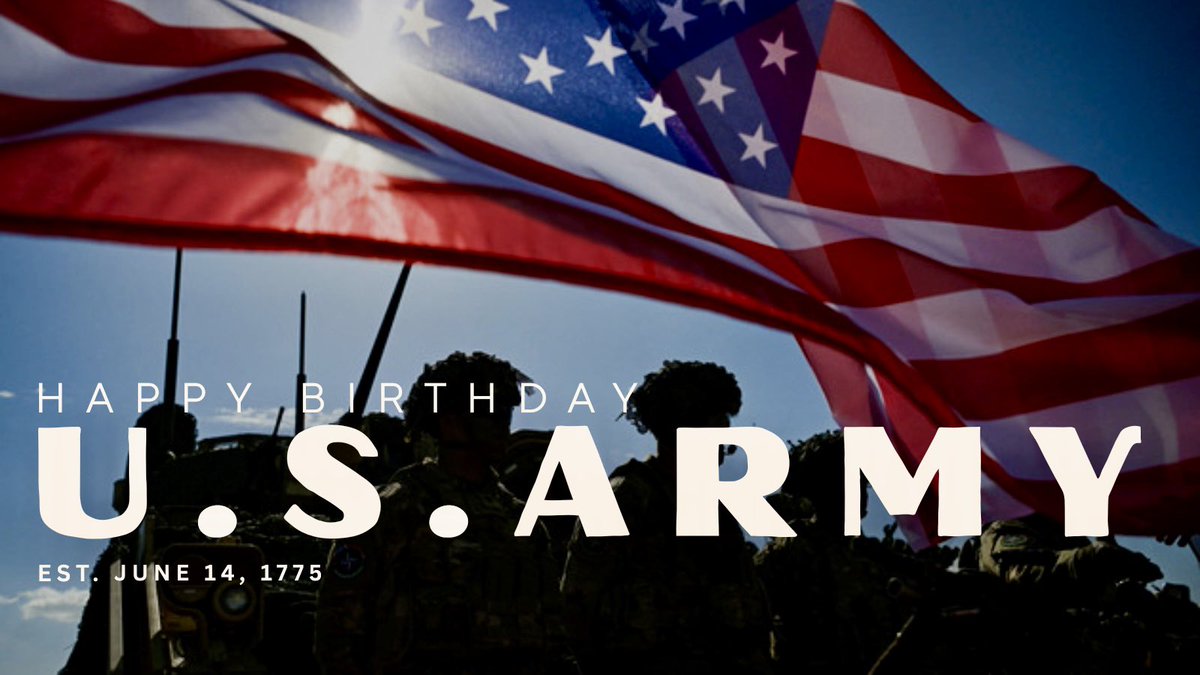 RepBentz's tweet image. Happy 250th birthday to the U.S. Army! 

Thank you to the brave men and women who valiantly serve and have served. Our nation would not be what it is without you. 🇺🇸