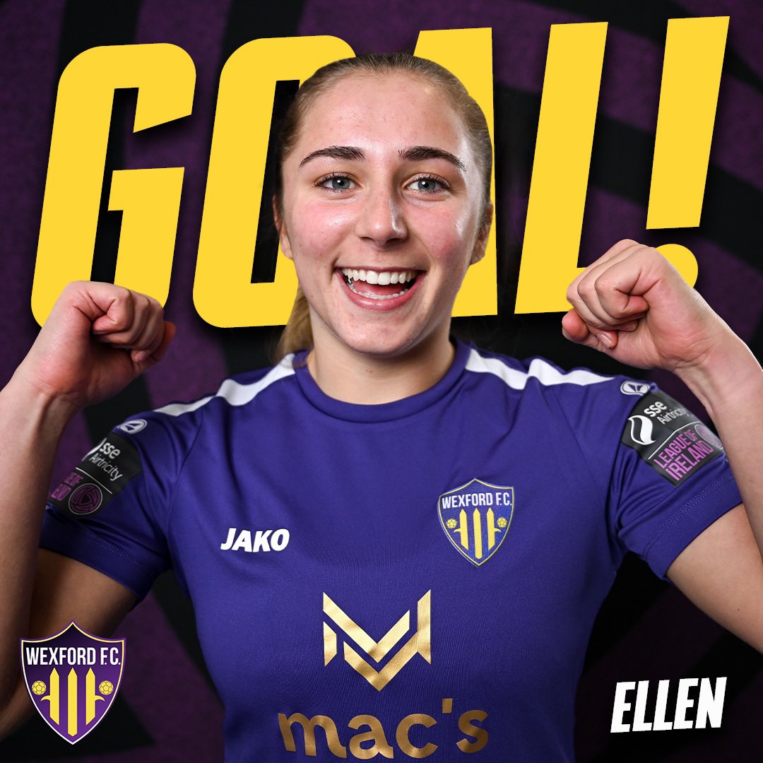 27’ | Goal!

Another classy finish, Ellen giving the keeper no chance with a left foot finish into the corner.

Treaty 1-2 Wexford