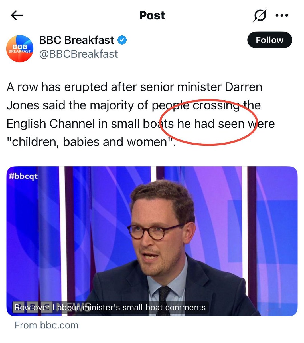 Michael Fabricant 🇬🇧🇺🇸🇮🇱🇺🇦 (@mike_fabricant) on Twitter photo Why is <a href="/BBCNews/">BBC News (UK)</a> saying this when this is NOT what he said on Question Time❓
BBC journalists are inaccurate and a disgrace. Helping to make excuses for him.
Bring back Lord Reith to re instil some professional standards. Why is <a href="/BBCNews/">BBC News (UK)</a> saying this when this is NOT what he said on Question Time❓
BBC journalists are inaccurate and a disgrace. Helping to make excuses for him.
Bring back Lord Reith to re instil some professional standards.