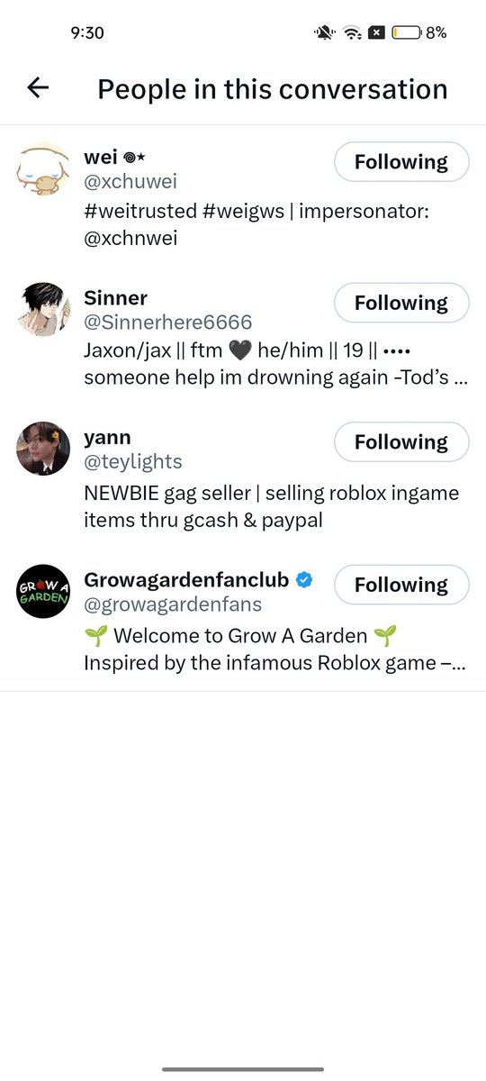 G🌼|🍯|🦢|🐰|🧸|🃏|🍬|☄️|🍫|🍋 tweet media