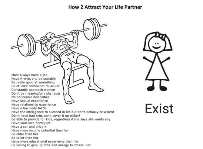 IncelsCo's tweet image. "Just self-improve, bro!"