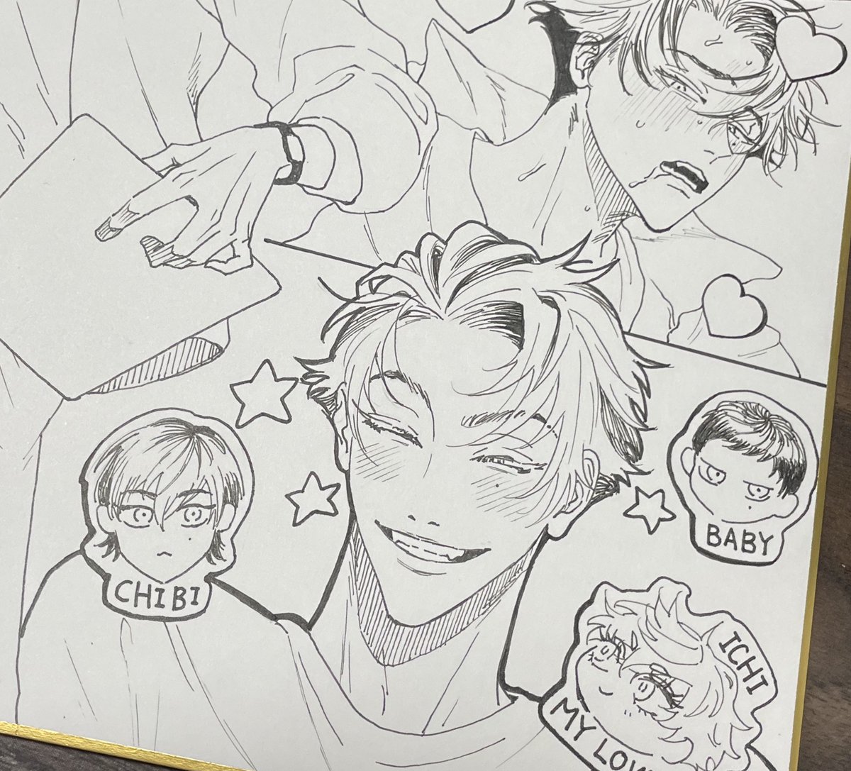 ちるちゃんスペシャル色紙が可愛すぎてしまった……!!!
みんな知ってると思うけど、えいとはベビ道好きです♥️ 
