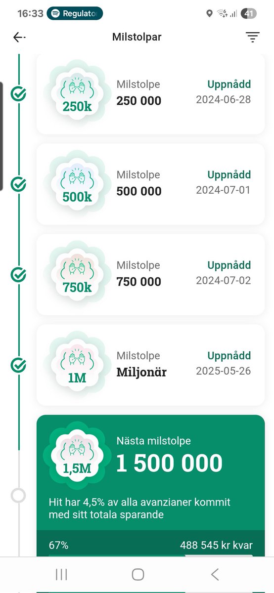 Davidmotfire's tweet photo. Det går åt rätt håll 💰💪 https://t.co/0LLVLssgN1