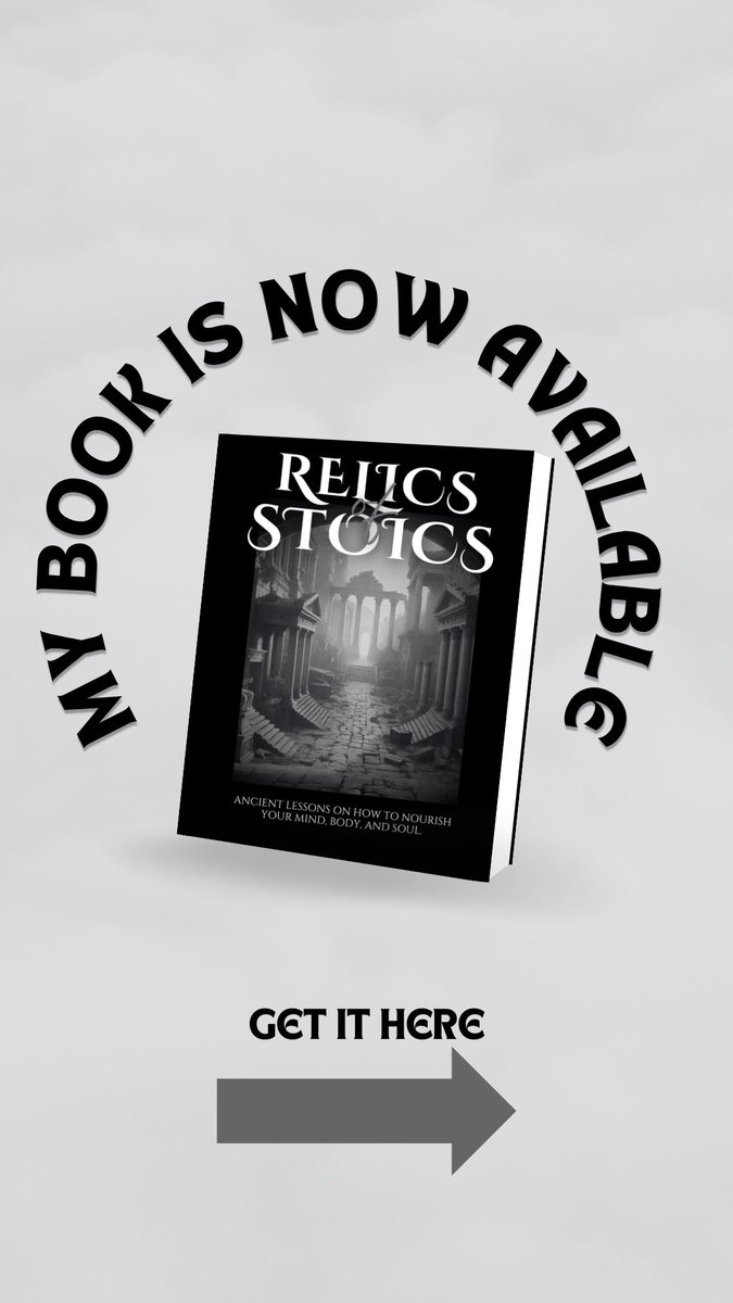 mindsetofstoics's tweet image. If you’re tired of being soft, lost, and stuck—read this.
I dropped the book I wish I had at 18.
No fluff. No filters.
Just the mindset, habits, and philosophy that took me from broken to unbreakable.
Relics of Stoics — free for anyone who’s ready to rise.…