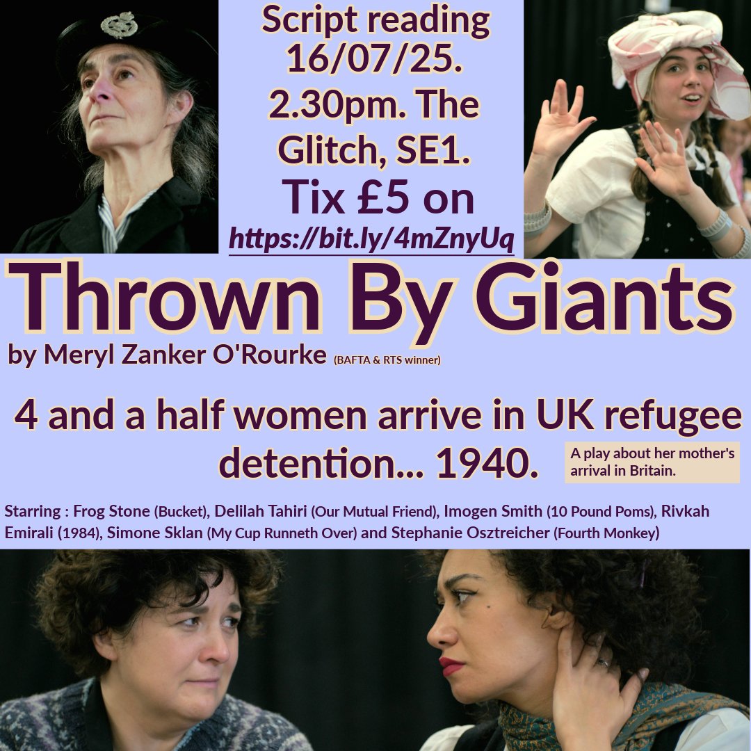 🐇 bit.ly/4mZnyUq
During #WWII, my mum and gran- H*locaust #refugees- were imprisoned by the UK govt as “enemy aliens”, on Isle of Man.
They lived in a prison of seaside hotels alongside thousands of fellow exiles, confused locals and a few actual N*zis.

16th #July