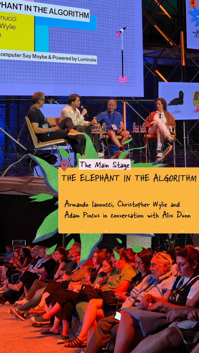 Coda Story (@codastory) on Twitter photo âPrivacy is the foundation of your ability to craft who you are,â Christopher Wylie on why you should think twice before handing over your data. From "The Elephant in the Algorithm" convo with <a href="/Aiannucci/">Armando Iannucci</a>, <a href="/adampincus1/">Adam Pincus</a> & Alix Dunn. #ZEG2025 âPrivacy is the foundation of your ability to craft who you are,â Christopher Wylie on why you should think twice before handing over your data. From "The Elephant in the Algorithm" convo with <a href="/Aiannucci/">Armando Iannucci</a>, <a href="/adampincus1/">Adam Pincus</a> & Alix Dunn. #ZEG2025
