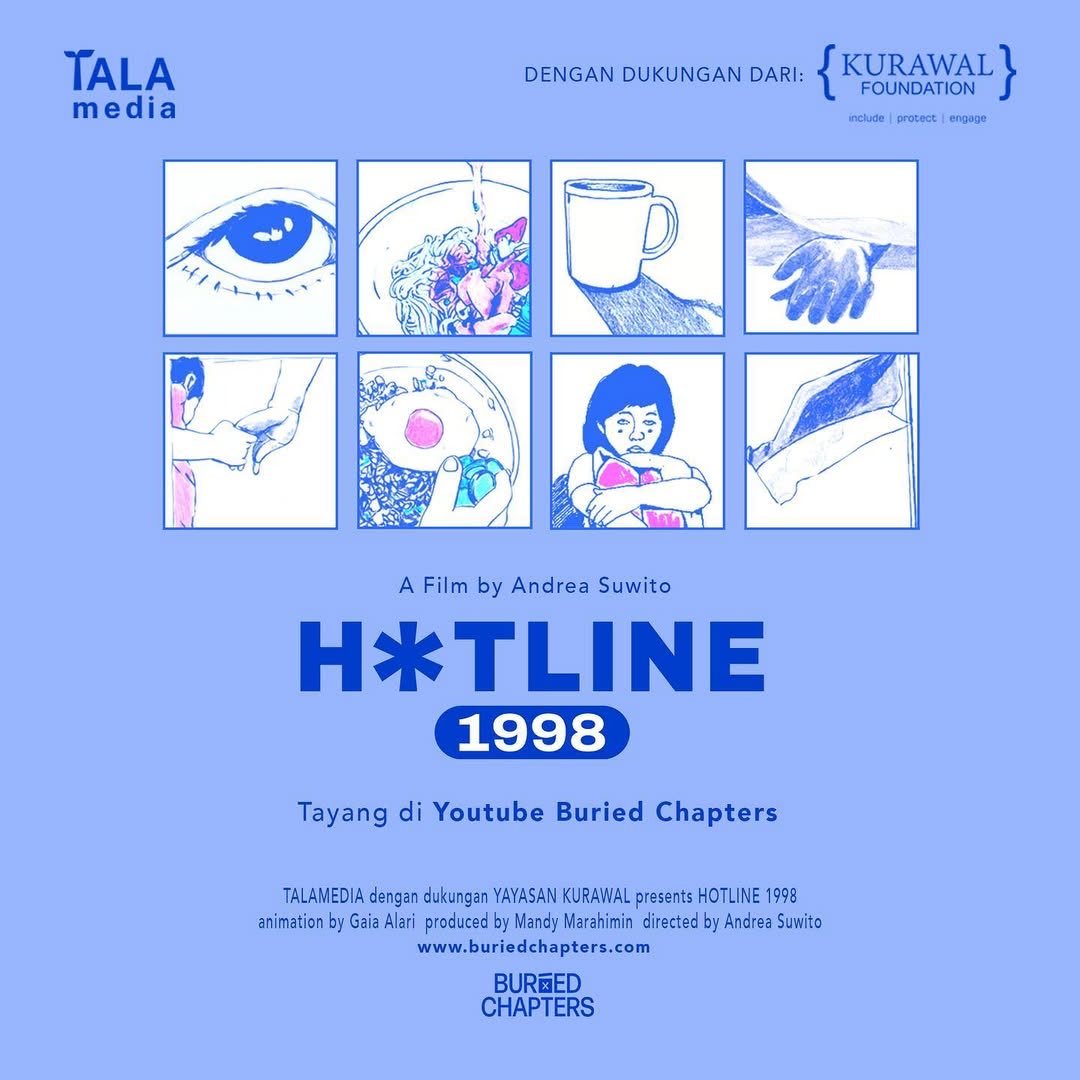 The mass rape victims caused by the 1998 riot shall never be forgotten. Through the ‘HOTLINE 1998’ documentary from Buried Chapters, Andrea Suwito weaved real-life testimonies of a call center to report sexual assaults during that time.

Watch the film on: youtu.be/wf2NskiB9Lw?si…