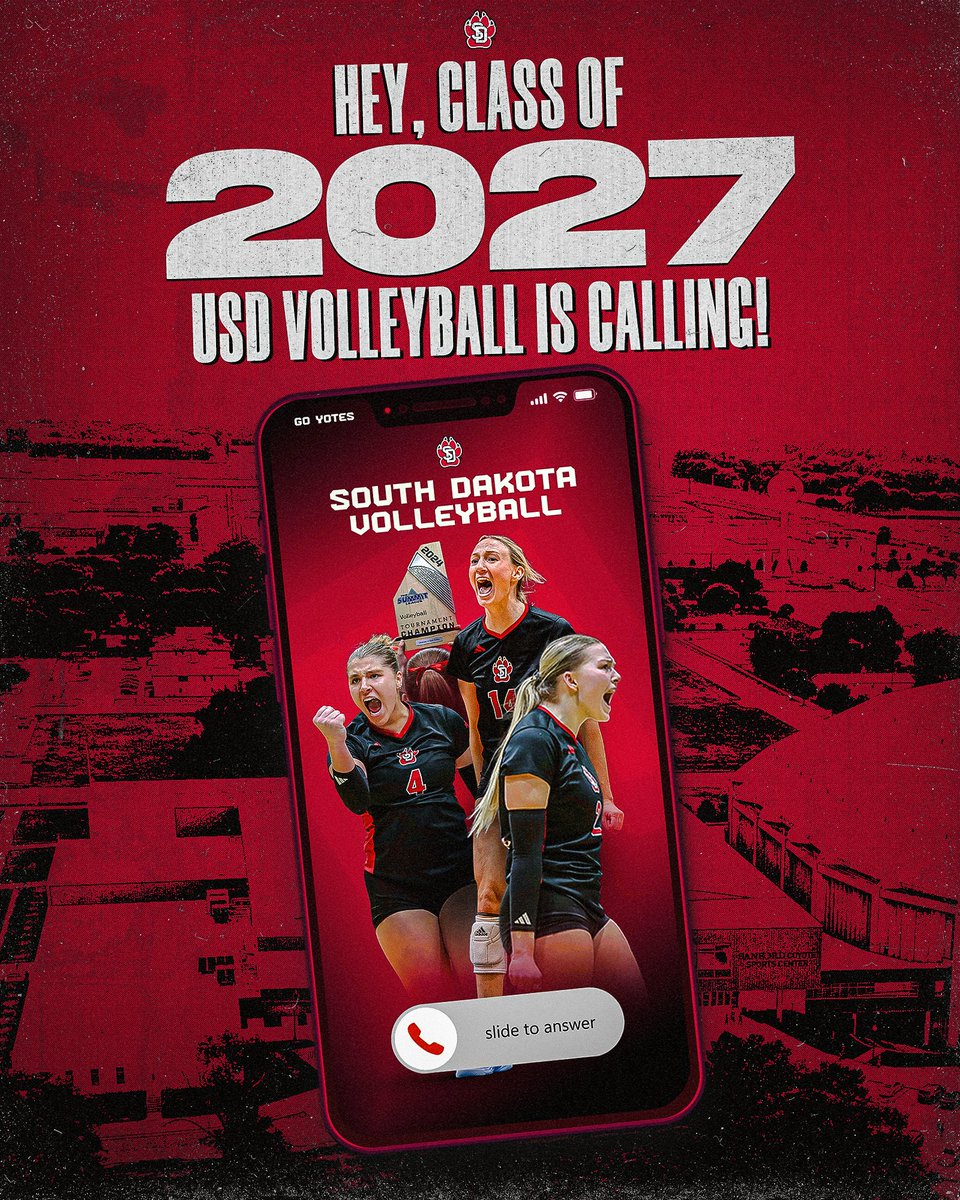 Talk to you soon, class of 2027!

Our staff's excited to get on the phone with future Yotes tomorrow!

#GoYotes x #WeAreSouthDakota