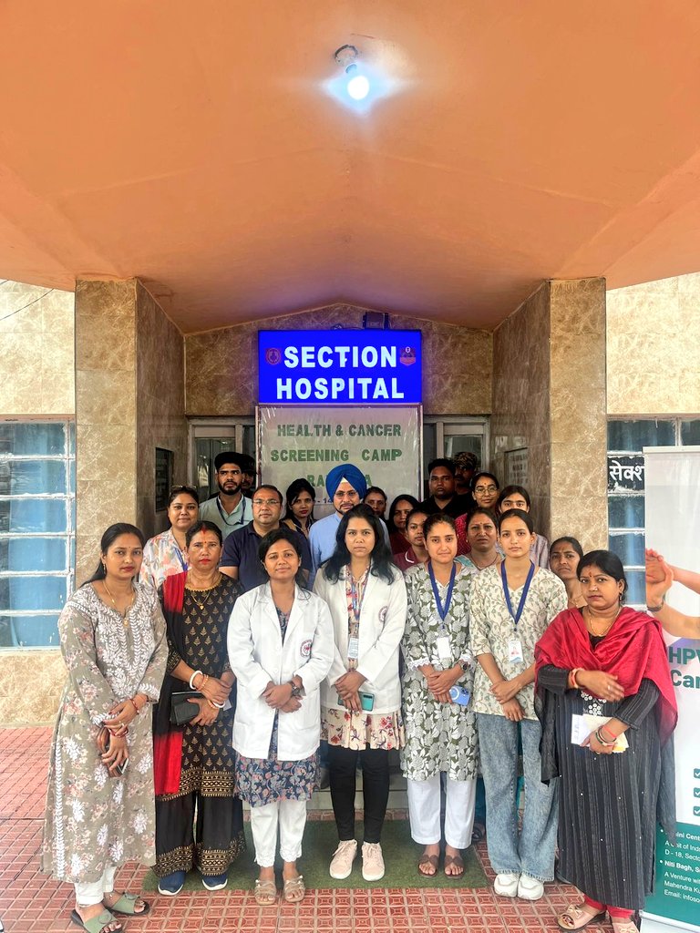 PRODefDehradun's tweet photo. #Garud_Gunners organised a #CancerScreeningCamp on 13–14 June at Raiwala in collaboration with Ganga Prem Hospice, Raiwala & Rajiv Gandhi Cancer Institute & Research Center (@rgcirc), New Delhi - a premier institute for cancer research, treatment and palliative care.
210 personnel & families of the station were screened by the  team of #specialists from RGCIRC for various types of Cancers like Cervical Cancer by conducting PAP Smear Test and also Breast Cancer & Oral Cancers.

#IndianArmy honours and cares for the strength behind our soldiers—*their families*.
#TogetherForSoldiers
#CancerAwareness #FWO

@SpokespersonMoD
@adgpi
@NorthernComd_IA
@OfficialAwwa 
@SanjaySeth
@DefenceMinIndia
