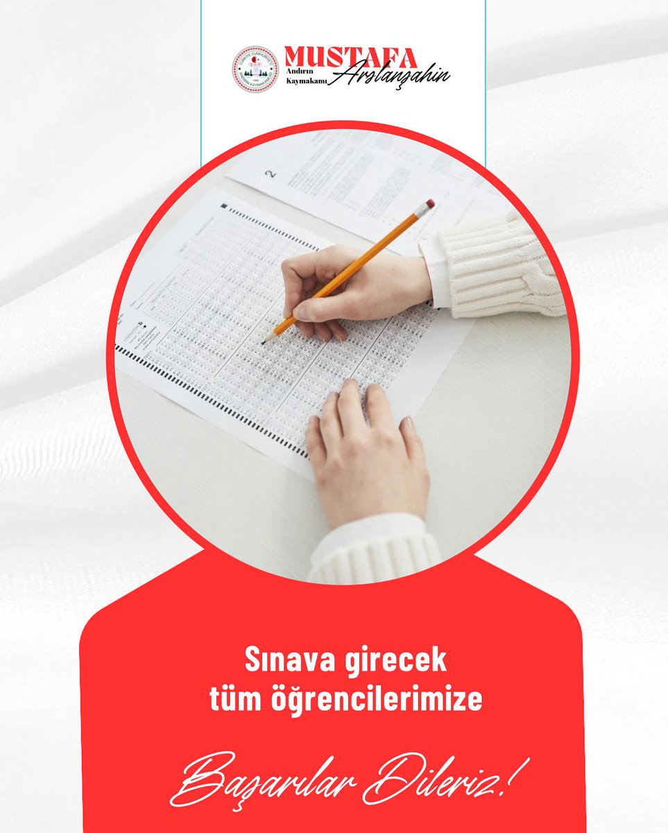 Çalışmalarınıza, çabalarınıza ve fedakarlıklarınıza başta öğretmenleriniz olmak üzere şahidiz gençler ve size sonsuz güveniyoruz. 

📚 Yarın LGS'ye girecek tüm öğrencilerimize başarılar dilerim!👏