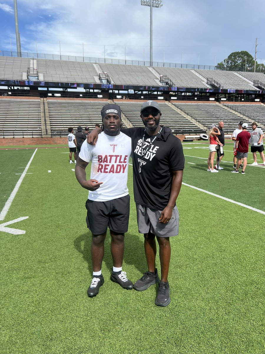 Had a great camp day at troy looking forward to coming back 💪🏾<a href="/CoachBoyette/">Re'quan Boyette</a> <a href="/TroyRecruiting/">Troy Football Recruiting ⚔️</a>