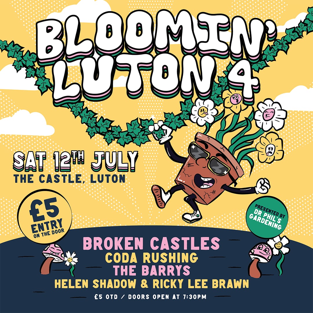 Always a pleasure to help out with this annual event, now in it's fourth year at The Castle, Luton

Local business, Dr Phil's, handpick their favourite local artists to help support grassroots music.