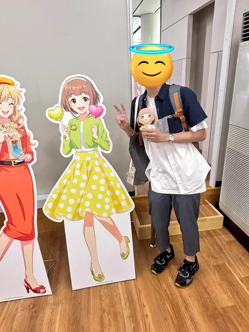 みんなもあげているのでわいも… 改めてレトロフェスコラボ最高でした 担当の初めての描き下ろし等身パネルを見たときは震えました…! あいにくの天気で人も少なそうだったけど 来てるPちゃんみんなニッコニコで幸せ空間だったなー! ありがとう西武園ゆうえんち #レトマス