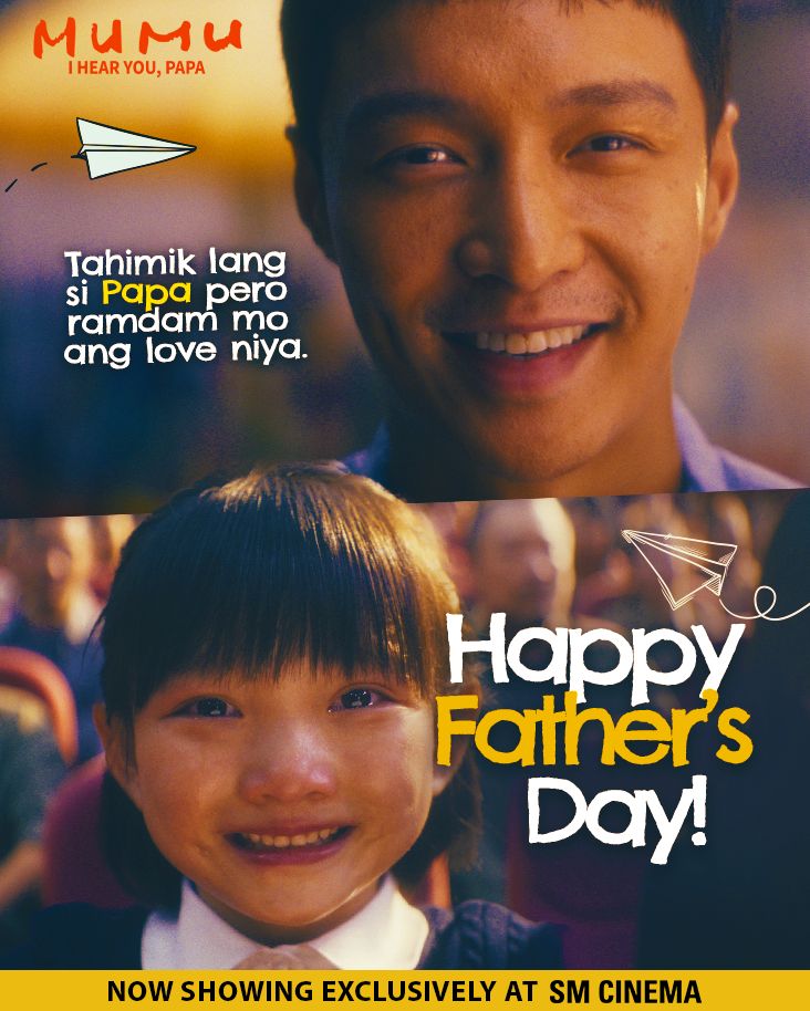 VIVA_Intl's tweet photo. BIG HUGS PARA KAY PAPA! 

Sugod na sa sinehan at i-celebrate ang Father's Day with ‘MUMU I Hear You Papa’ Now Showing Exclusively at SM Cinema.

#MumuIHearYouPapa #MumuMovie #LayZhang https://t.co/s49U9ShjGY