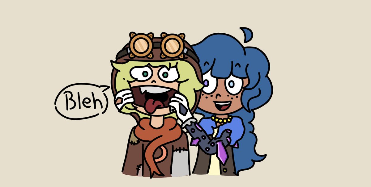 moonie_nomnom's tweet photo. I just saw this image of Skipp and Vinnie and immediately thought of drawing this with my two idiots, Hoodie and Amethyst https://t.co/jxj2xLGWVy
