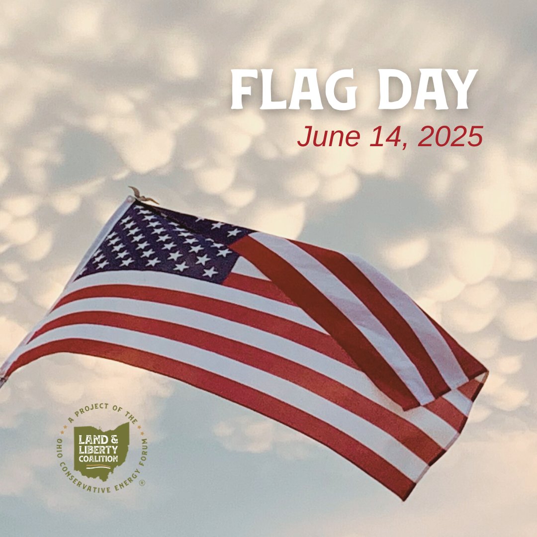 OhioLLCoalition's tweet image. Happy #FlagDay! Today we celebrate the symbol of our freedom and the values that unite us as Americans.