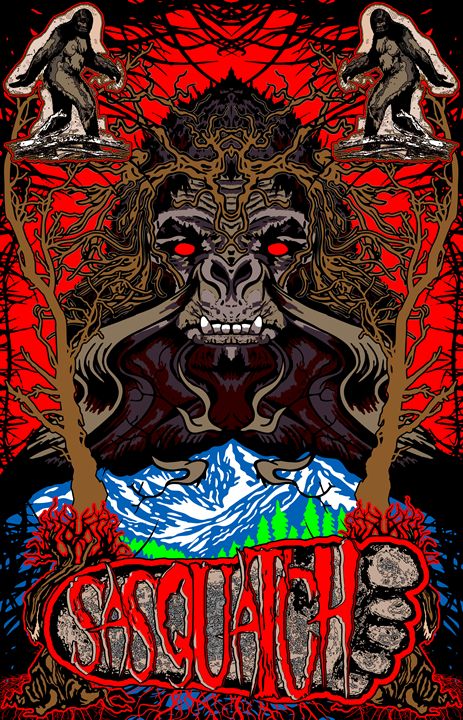 JohnJonesArtist's tweet photo. Art of the Day: "Sasquatch Bigfoot". Buy at: https://t.co/0XlWgD9pLa https://t.co/pnJEEtslfD