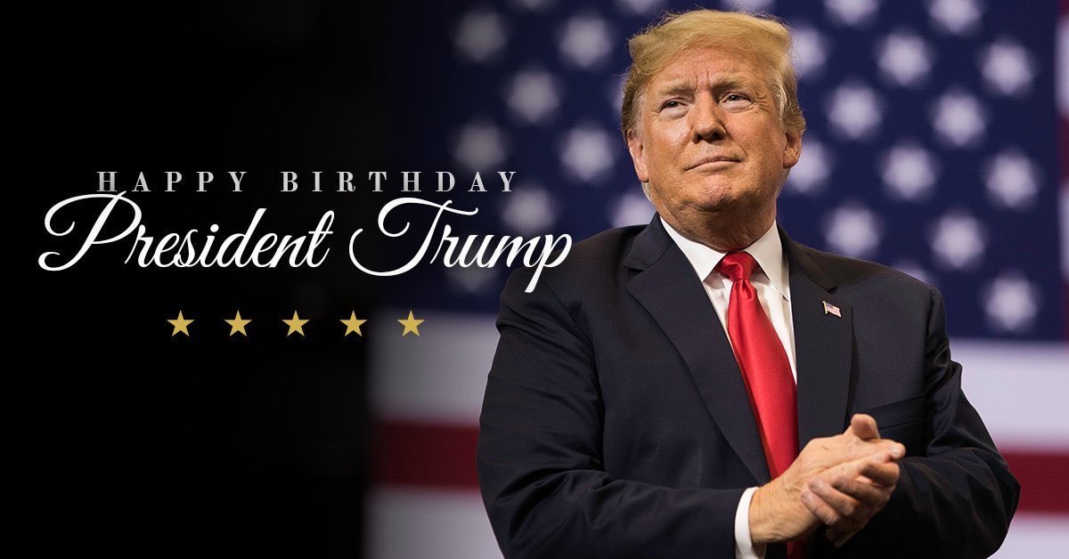 RyanWalters_'s tweet image. Happy Birthday to the greatest and most consequential president in American History! Because of you, our country is respected again and the Golden Age of America is back. The people of Oklahoma and patriots everywhere love you! 

Happy Birthday @realDonaldTrump 🇺🇸