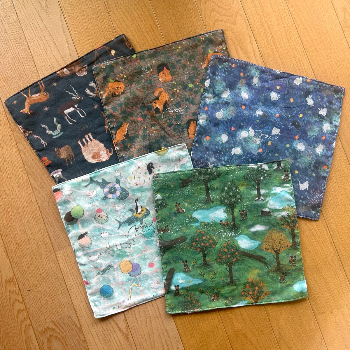 ガーゼハンカチも間に合いました🐰

#ヨコハマハンドメイドマルシェ