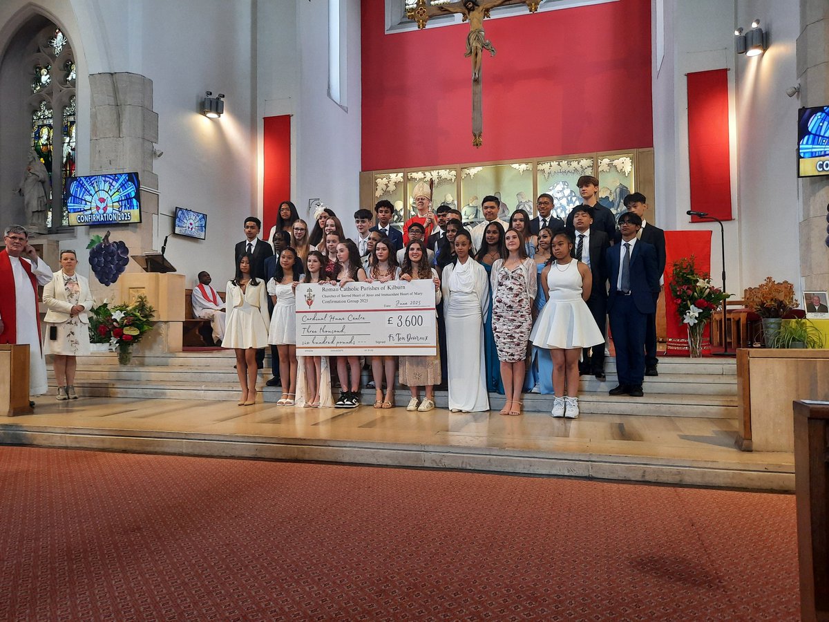 Stephen (@chc_stephen) on Twitter photo Congratulations to the young Confirmati of Sacred Heart Church Quex Road, and Kilburn parish. Our thanks for their sponsored walk which raised Ā£1800 for <a href="/CardinalHumeCHC/">Cardinal Hume Centre</a>, doubled by the #BigGive donate.biggive.org/campaign/a05WS⦠Congratulations to the young Confirmati of Sacred Heart Church Quex Road, and Kilburn parish. Our thanks for their sponsored walk which raised Ā£1800 for <a href="/CardinalHumeCHC/">Cardinal Hume Centre</a>, doubled by the #BigGive donate.biggive.org/campaign/a05WSā¦