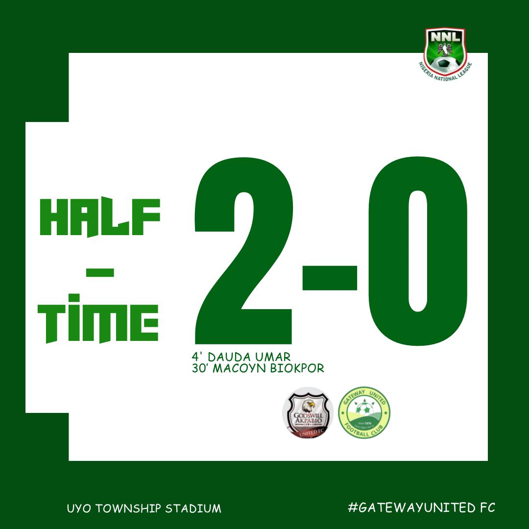 Behind at the interval! 

#NNLFINALE #GauGat