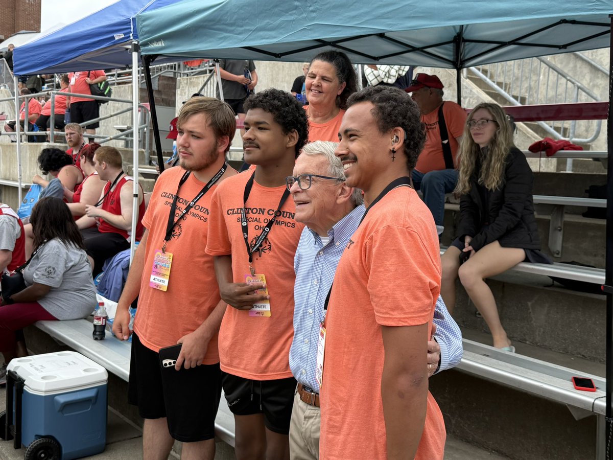 MikeDeWine's tweet image. Congratulations to all the athletes participating in this weekend’s @SOOhio Summer Games!