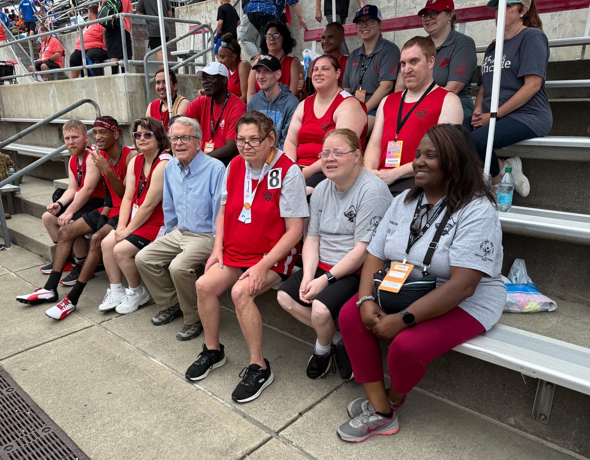 MikeDeWine's tweet image. Congratulations to all the athletes participating in this weekend’s @SOOhio Summer Games!