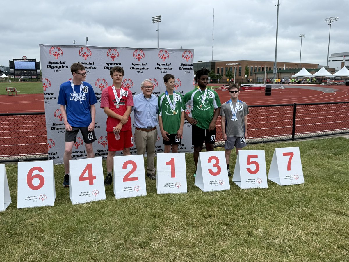 MikeDeWine's tweet image. Congratulations to all the athletes participating in this weekend’s @SOOhio Summer Games!