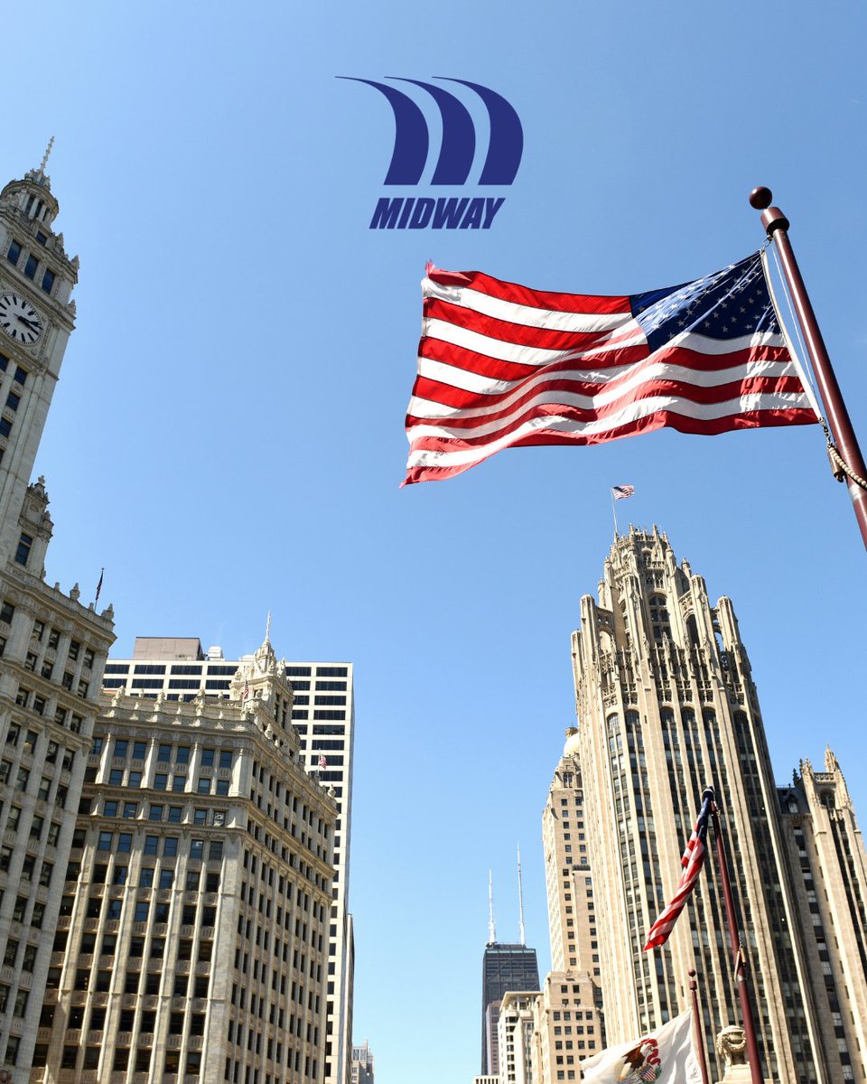 This Flag Day we salute the building engineers, cleaners &amp; day‑porters who keep America’s skyline shining. Thanks for trusting Midway to maintain the stars &amp; stripes backdrop.
