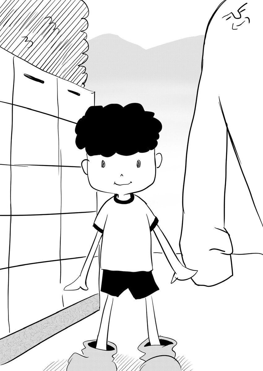 Apple Pencilのペン先を細い金属芯のに変えたのでテスト落書き…なかなかいい描き心地です✒️
#落書き 