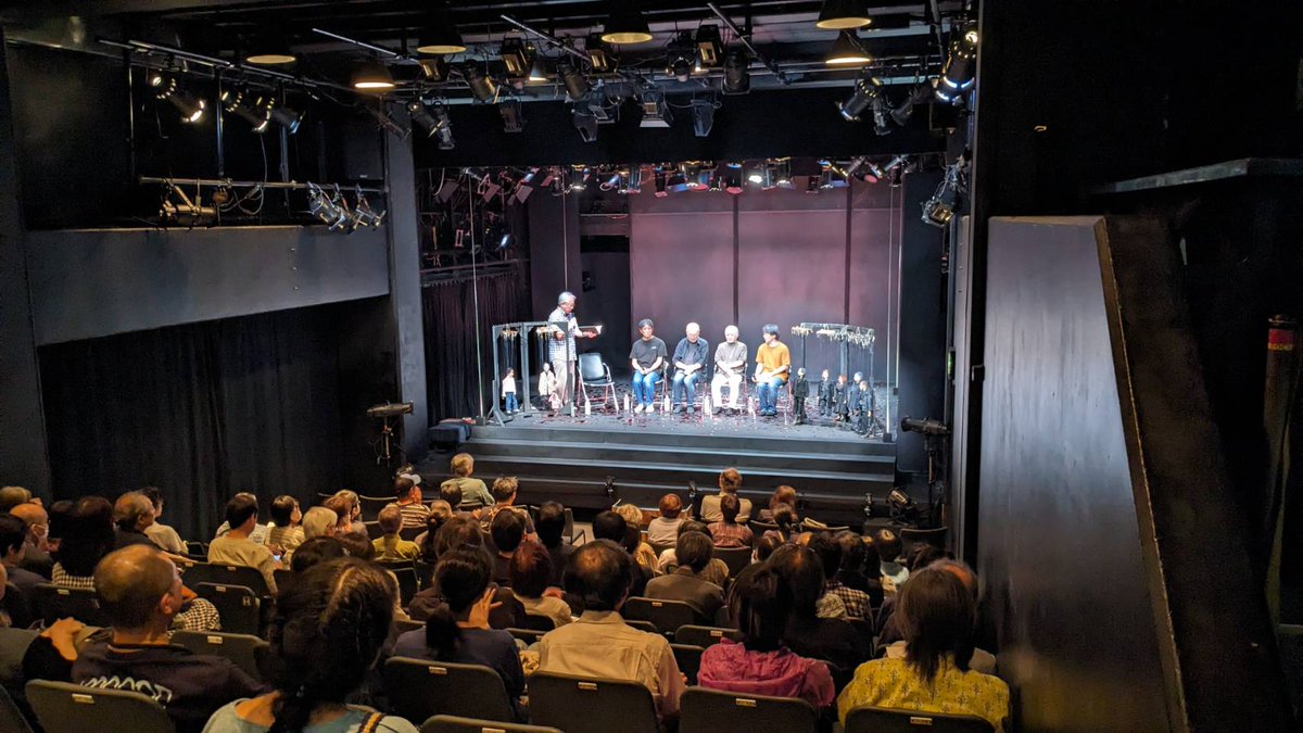 youkizaJAPAN's tweet image. #結城座 「 #奢りの都市」
4日目マチネソワレ終了、
アフタートークまで沢山のご参加ありがとうございました！

明日15日(日)14:00の回でいよいよ千穐楽！✨
当日券あり🌸お見逃し無く！！

予約→youkiza.jp/archives/14721
問合せ▶090-9332-7971
#ザポケット #中野

📷写真は幕間劇の釣女とお七