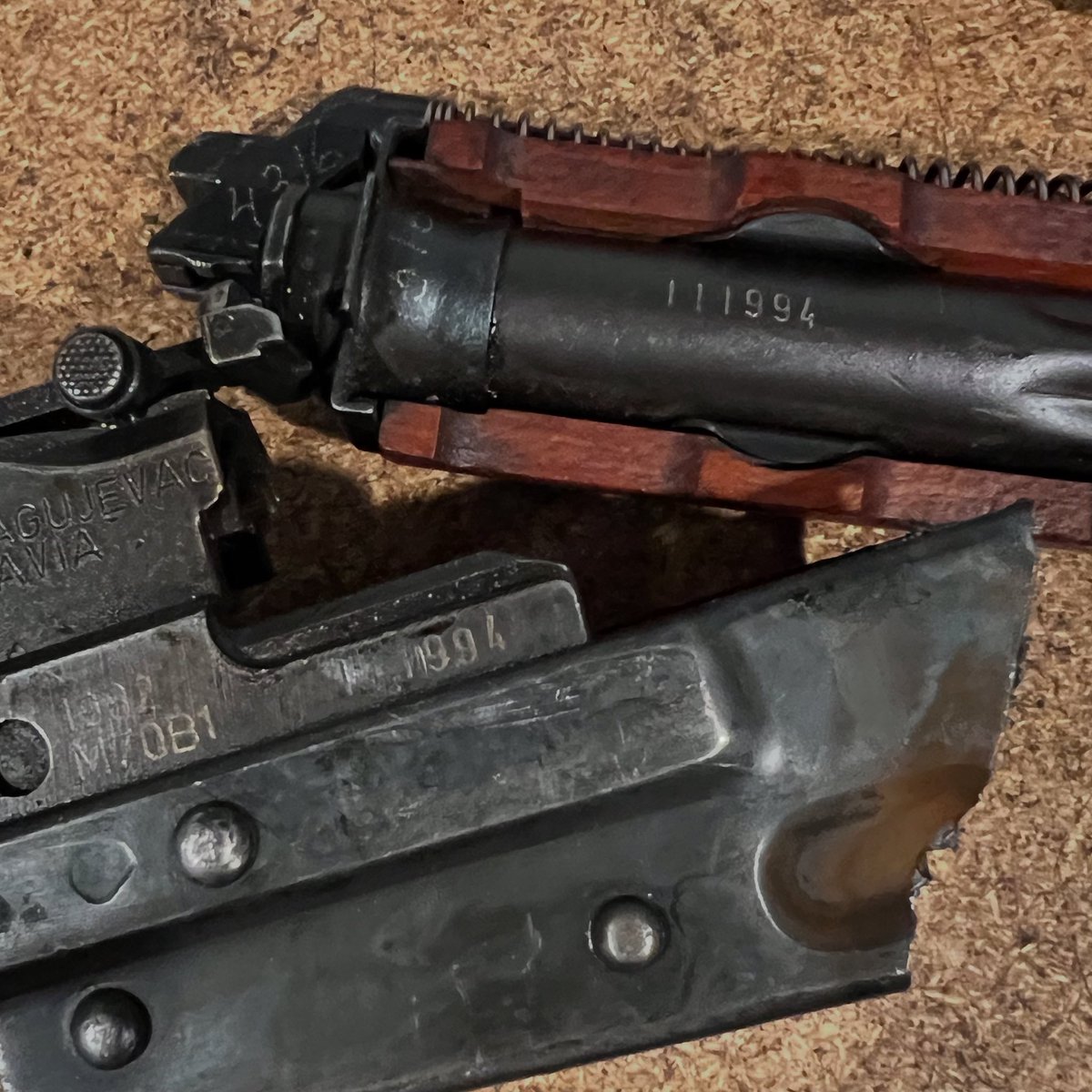 Nice birth year serial on this all matching Yugo m70b1 kit!