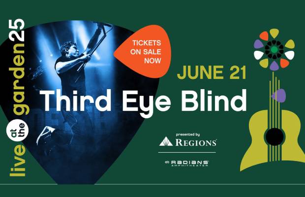 Mix 106.3 is proud to welcome Third Eye Blind to Radians Amphitheater - Live at the Garden in Memphis! WIN TICKETS to the show by texting EYE to 870 268-1063! Tickets and info here bit.ly/4jKEhrO