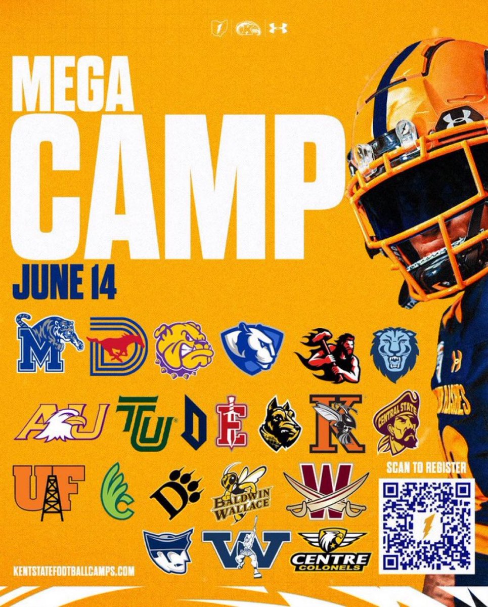I will be attending Kent state mega camp today June 14th.