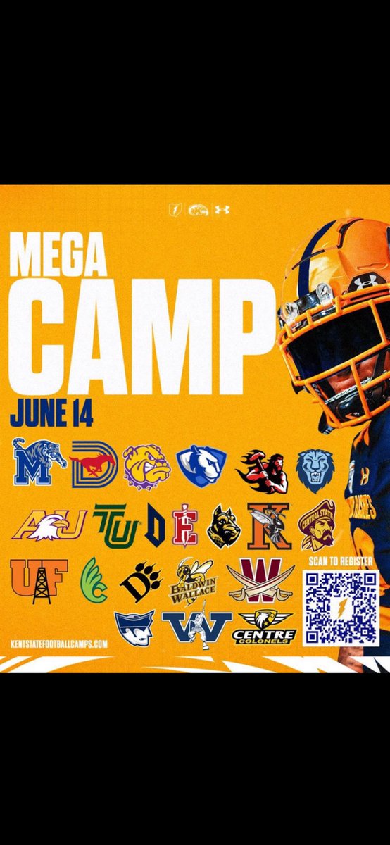 I will be attending Kent state mega camp today