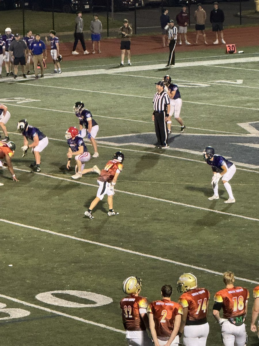 bhawksfootball's tweet photo. So proud of @Max_Gamble9 for representing Bellingham in the Shriner’s Football Classic last night! https://t.co/cFNoLQksVX
