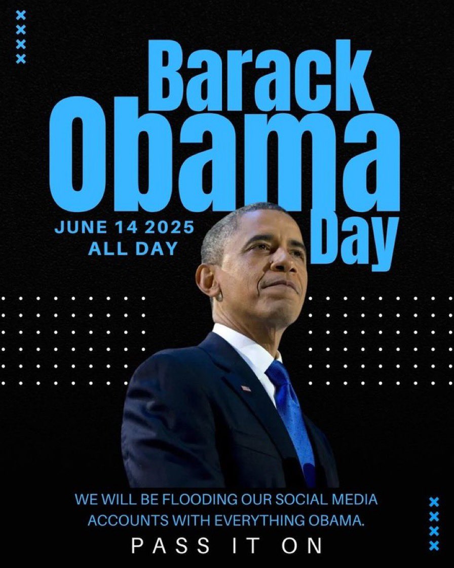 It’s #ObamaDay today, yay! 🥳