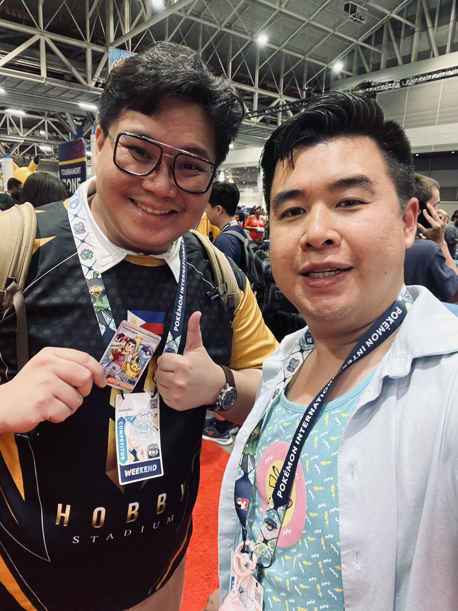 Proto ✨Pokémon TCG Vancouver Regionals 🔜 (@protoleague) on Twitter photo Great meeting <a href="/PrimeTimeWiz/">Juancho | PrimeTimeWizardTV</a> at NAIC. Hopefully we can see each other again at the next Pokémon competition in Asia next time! 😊 #NAIC2025 #PlayPokemon Great meeting <a href="/PrimeTimeWiz/">Juancho | PrimeTimeWizardTV</a> at NAIC. Hopefully we can see each other again at the next Pokémon competition in Asia next time! 😊 #NAIC2025 #PlayPokemon