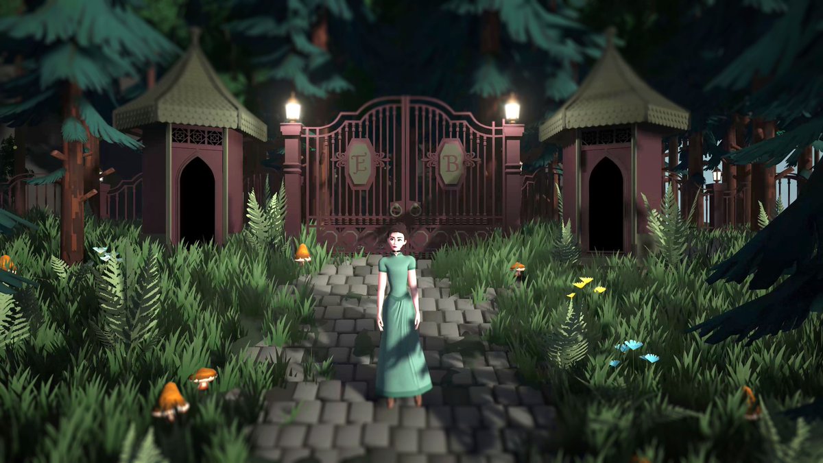 Behind this gate? Another gate. Beyond that? ...Gates all the way down #pointandclick #indiegames #gamedev #indiedev #indiegame #horrorgame